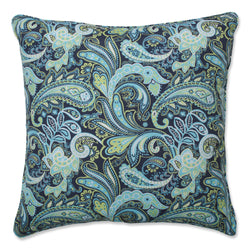 Pretty Paisley Navy 25-Inch Floor Pillow