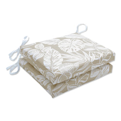 Delray Natural Squared Corners Seat Cushion (Set Of 2)