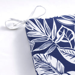 Delray Navy Squared Corners Chair Cushion