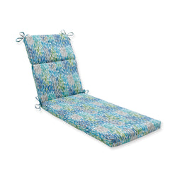 Make It Rain Cerulean Chaise Lounge Cushion