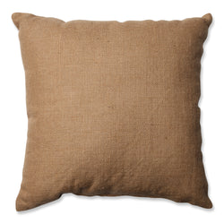 Sunflower Burlap 16.5-Inch Throw Pillow