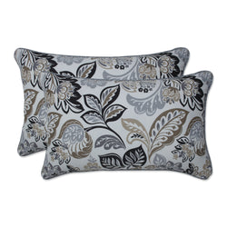 Dailey Pewter Rectangular Throw Pillow (Set Of 2)