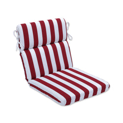 Midland Americana Red Rounded Corners Chair Cushion