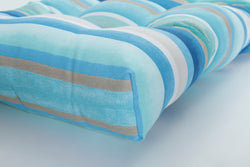 Dina Seaside Blue 60" Blown Bench