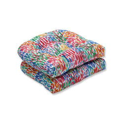 Make It Rain Zinnia Wicker Seat Cushion (Set Of 2)