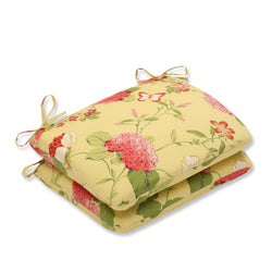 Risa Lemonade Rounded Corners Seat Cushion (Set Of 2)