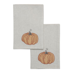 Thankful Pumpkins Natural Napkin (Set Of 2)