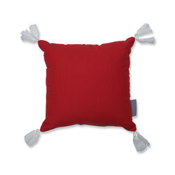 Indoor Christmas Primitive Snowflake 12-inch Throw Pillow