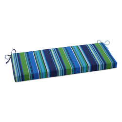 Sea Island Blue Bench Cushion