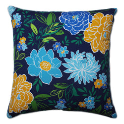 Spring Bling Blue\Sea Island Stripe Blue 25-Inch Floor Pillow