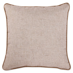 Indoor Easter Gingham Check Single Bunny Natural 18-inch Throw Pillow