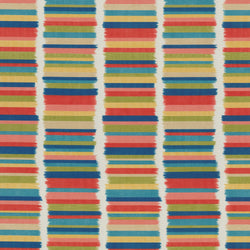 Solar Stripe Fruit Punch Fabric
