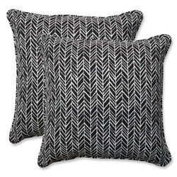 Herringbone Night 18.5-Inch Throw Pillow (Set Of 2)