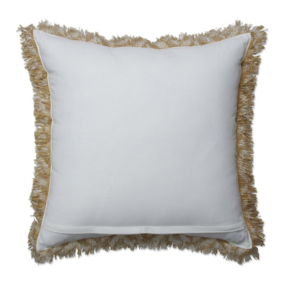 Dabu Prism Tan 19-inch Throw Pillow