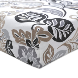 Dailey Pewter Black Squared Corners Seat Cushion (Set Of 2)