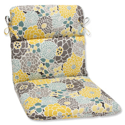 Lois Vapor Rounded Corners Chair Cushion