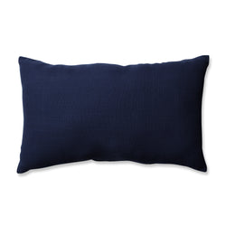 Tribal Stitches Navy-White Rectangular Throw Pillow