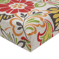 Zoe Multicolor Squared Corners Seat Cushion (Set Of 2)