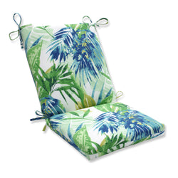 Soleil Blue/Green Squared Corners Chair Cushion