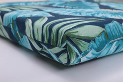 Tortola Midnight Blue Squared Corners Seat Cushion (Set of 2)