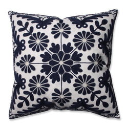 Sylvan Indigo 16.5-Inch Throw Pillow