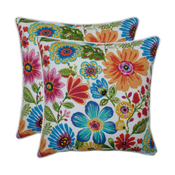Pillow Perfect Outdoor Angoli Quadrati Pretty Paisley Cuscino per Sedia, Navy Pillow Perfect Outdoor Angoli Quadrati Pretty Paisley Cuscino per Sedia, Navy