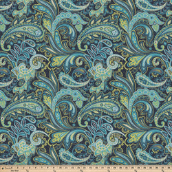 Pretty Paisley Navy Fabric