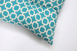 Hockley Teal Tufted Seat Cushions