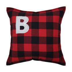 Indoor Christmas Buffalo Plaid B 16.5-inch Throw Pillow