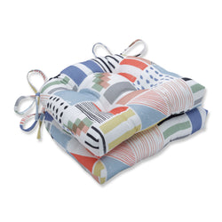 Amagansett Summer Reversible Chair Pad (Set Of 2)