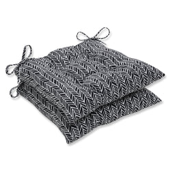 Herringbone Night Tufted Seat Cushions