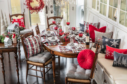 Indoor Christmas Stuart White Napkin Napkin (Set of 2)