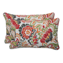 Zoe Multicolor Rectangle Throw Pillow (Set Of 2)