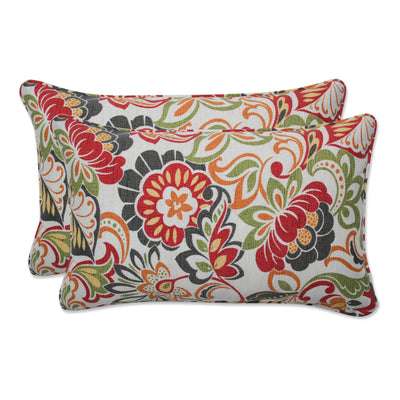 Zoe Multicolor Rectangle Throw Pillow (Set Of 2)
