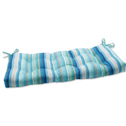 Dina Seaside Blue 44" Blown Bench
