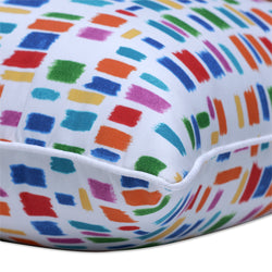 Color Tabs Primaries 18.5-Inch Throw Pillow (Set Of 2)