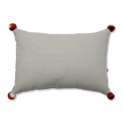 Stance Natural Graphite Rectangular Throw Pillow