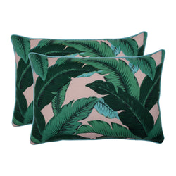 Swaying Palms Capri Over-Sized Rectangular Throw Pillow (Set Of 2)