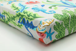 Coral Bay Blue Bench Cushion