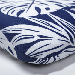 Delray Navy Rounded Corners Chair Cushion