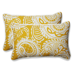 Addie Egg Yolk Rectangular Throw Pillow (Set Of 2)
