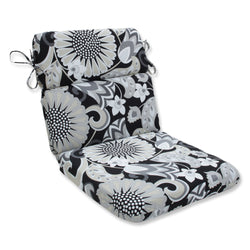 Sophia Graphite Rounded Corners Chair Cushion