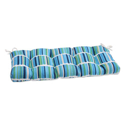 Solar Stripe Azure 48" Blown Bench
