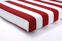 Midland Americana Red Squared Corners Seat Cushion (Set Of 2)