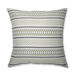 Zig Zag Avocado Green 24.5-Inch Floor Pillow