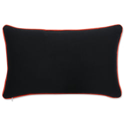 Boo Friends Black Rectangular Throw Pillow