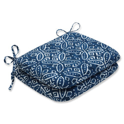 Merida Indigo Rounded Corners Seat Cushion (Set Of 2)