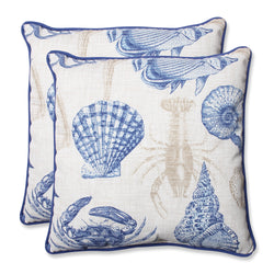 Sealife Marine 18.5-Inch Throw Pillow (Set Of 2)