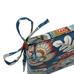 Telfair Peacock Squared Corners Seat Cushion (Set Of 2)