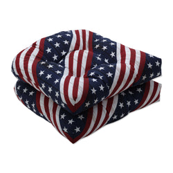 Major Americana Wicker Seat Cushion (Set Of 2)